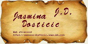 Jasmina Dostičić vizit kartica